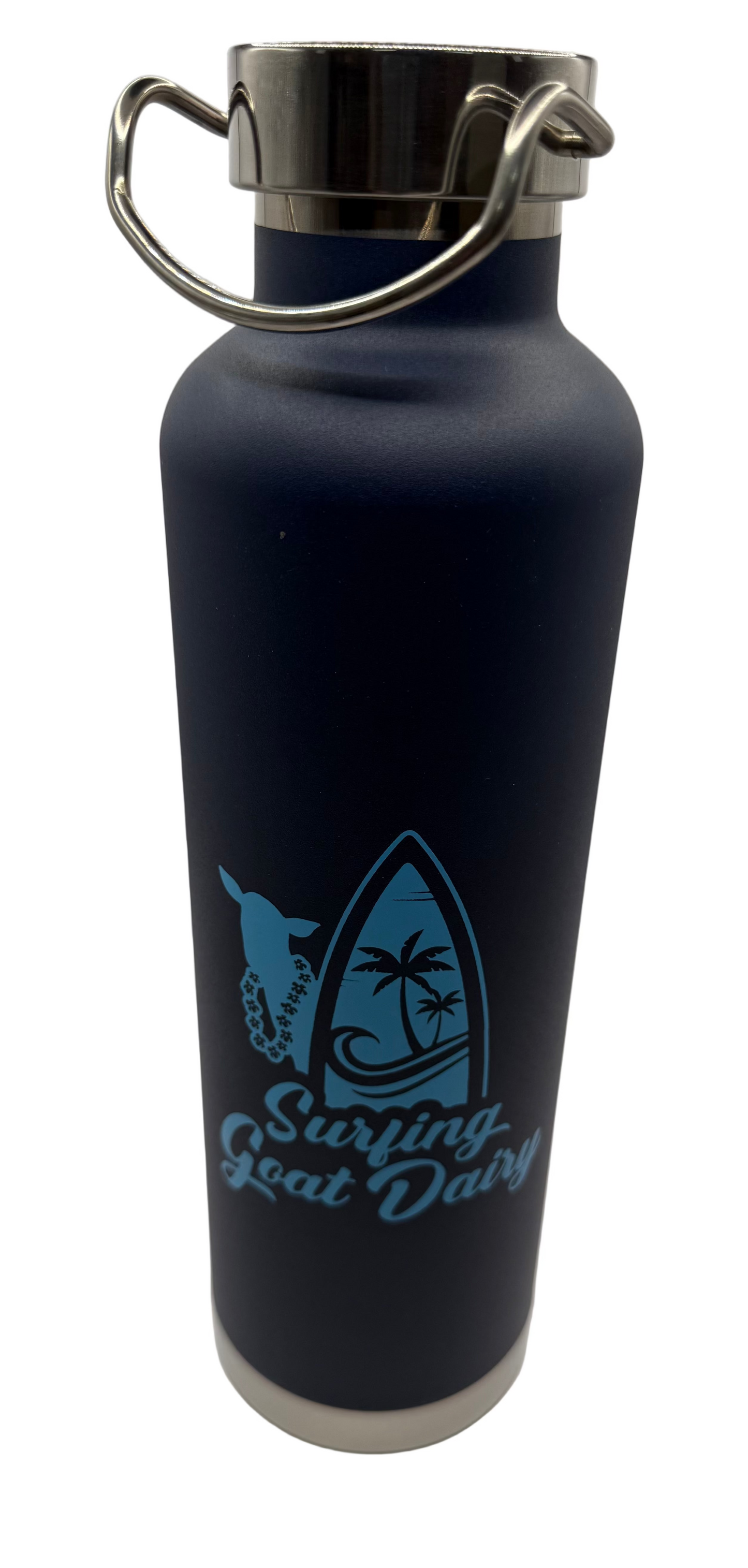 Stainless Water Bottle "Blue On Blue"