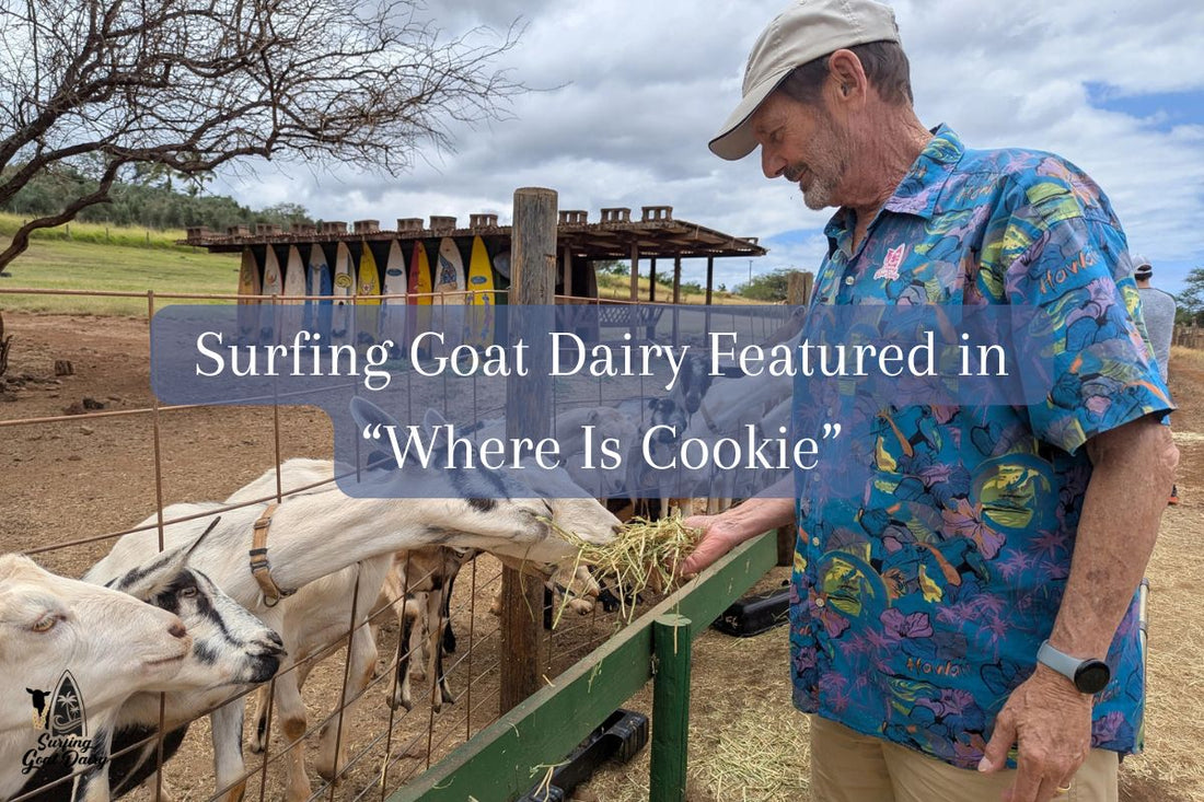 Surfing Goat Dairy Featured in “Where Is Cookie” Travel Story