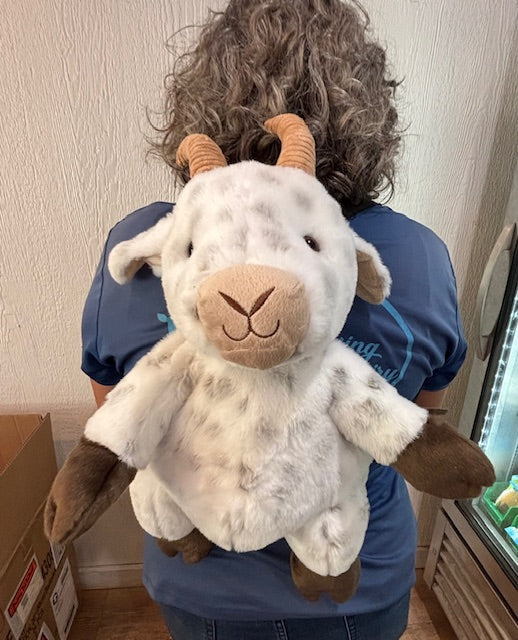 Jumbo Stuffed Goat BACKPACK