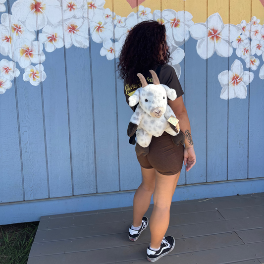Jumbo Stuffed Goat BACKPACK