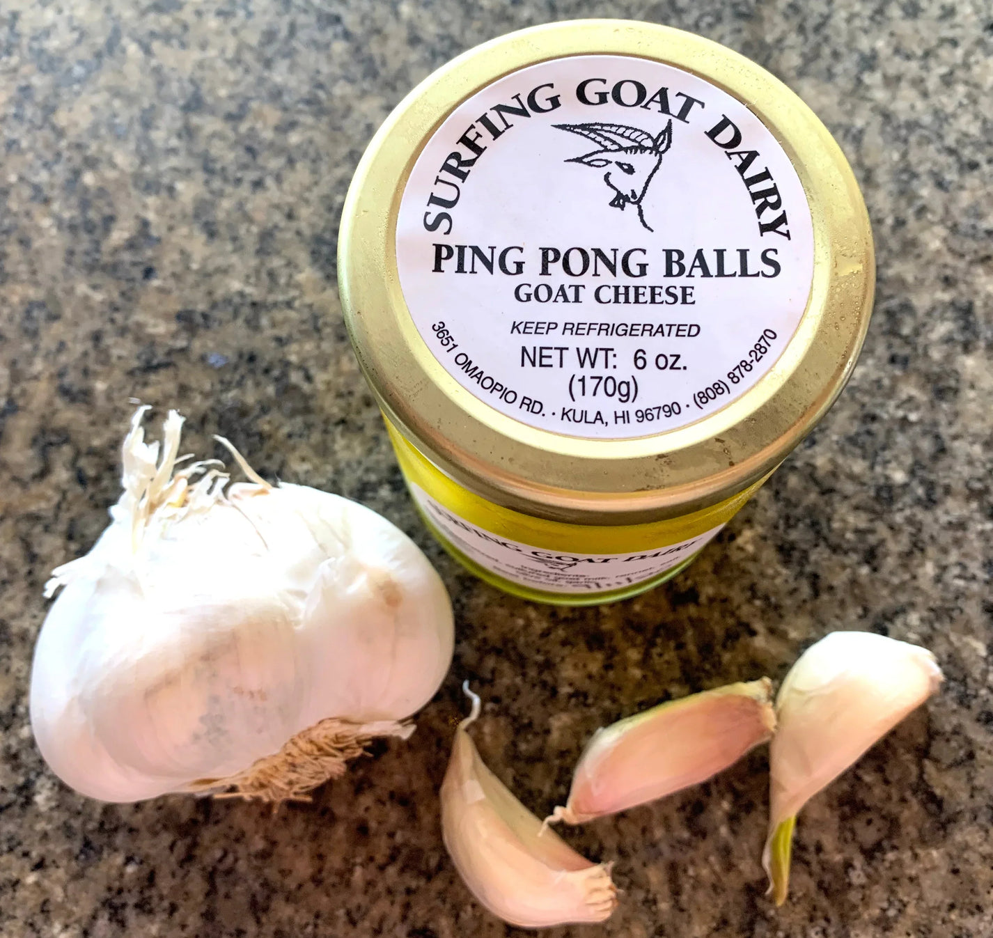 Ping Pong Balls 6oz Surfing Goat Dairy